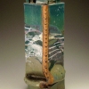 Squat Vase in green 300 dpi